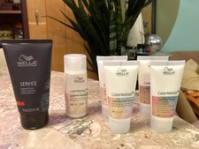 Wella Color Motion Service Intense Restructuring Mask MINI X2 Shampoo Cond…