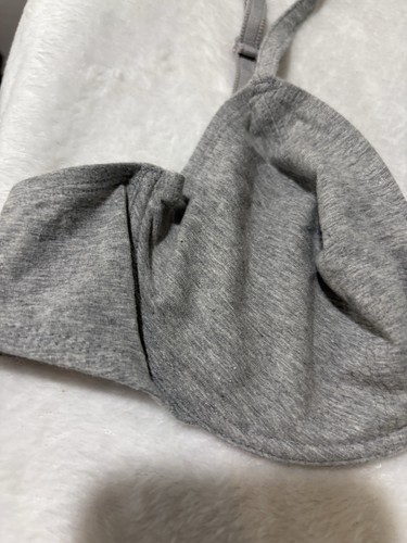 Sujetador con aros Calvin Klein vintage años 90 gris mezcla de algodón talla 32B (etiqueta 34) - Imagen 5 de 18