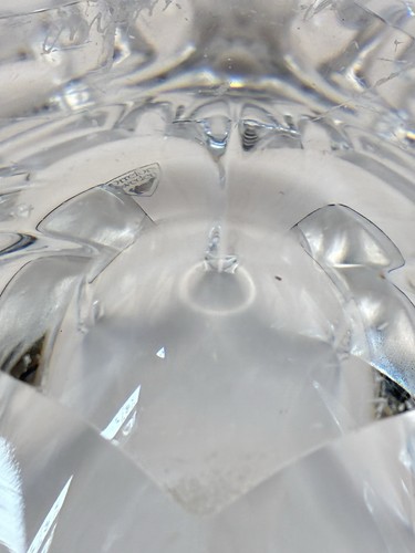 Orrefors Lead Crystal Belle Tulip Bowl / Tealight Jan Johansson 4”10cm Swedish - Picture 7 of 8