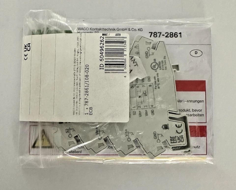 WAGO 787-2861/108-020 elektronischer Schutzschalter DC - Bild 1 von 1