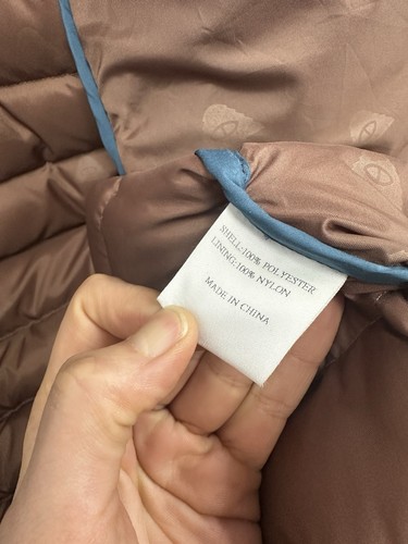 Poler Men’s Outdoor Blue Zip Front Puffer Jacket Coat High Neck Gorpcore Size M - Picture 5 of 9