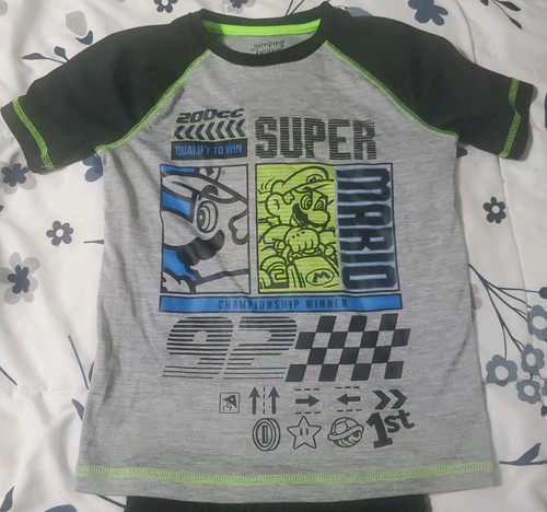 Mario Kart Niños Camisa Pantalones Cortos Conjunto 2 Piezas 6T/7T - Imagen 2 de 3