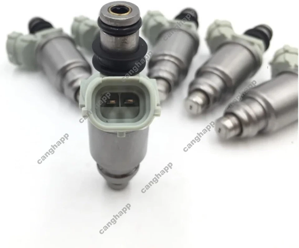 Inyector de combustible 6 piezas para Mitsubishi Pajero V20 3,0 L Montero 1995-1996 Foto 2 de 4