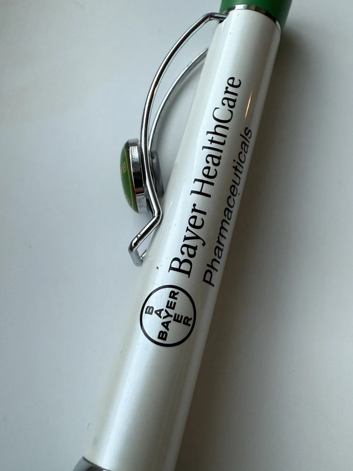 Vintage Bayer Healthcare Ballpoint Pen pharmaceuticals Logo Promotional - Image 3 of 4