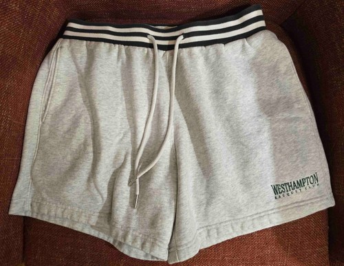 2 x Abercrombie Fitch Fleece Sweat Shorts (Herren M) Navy Tribeca/Grey Hamptons - Bild 6 von 8