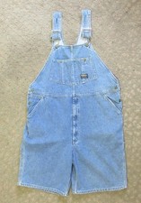 Vintage Oshkosh Vestbak Bib Short Overalls Adult Size 42