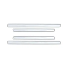 4pc Chrome Window Trim For 2004-2015 Nissan Titan Crew Cab