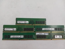LOT OF 5 MIXED BRAND 16GB (5X16GB) PC4-3200AA DDR4 ECC RAM (MM522)