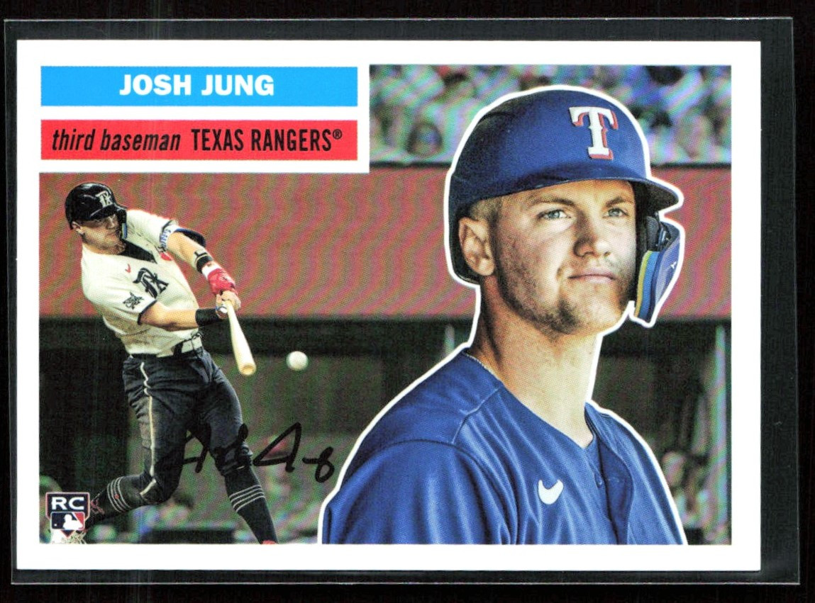 Josh Jung 2023 Topps Archives Rainbow Foil RC /199 #10 Texas Rangers