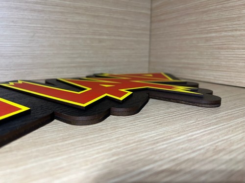 TAMAÑO GRANDE - NEO GEO LAND Logo Placa Madera - Pantalla Pared Aes mvs cd - Imagen 6 de 13
