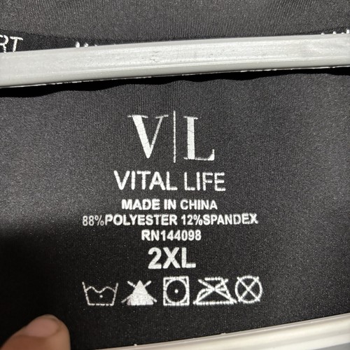 Damenjacke Vital Life 2XL schwarz Reißverschluss Taschen - Bild 4 von 5