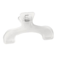 2pcs Transparent Book Clip Practical Note Clip Reading Book Marker Clip for Book