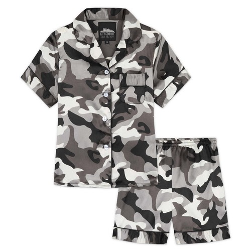 CityComfort Girls Pyjamas Set, Satin Short PJs for Summer Girls Teens - Picture 1 of 66