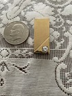 Money Clip With Cz Vintage New Gold Plate