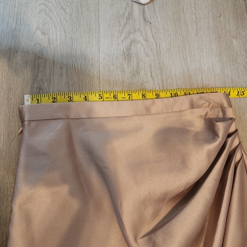 BELLE BADGLEY MISCHKA Mercedes Rock Trompete Meerjungfrau Beige Taupe Gr. 4 Neu - Bild 6 von 10