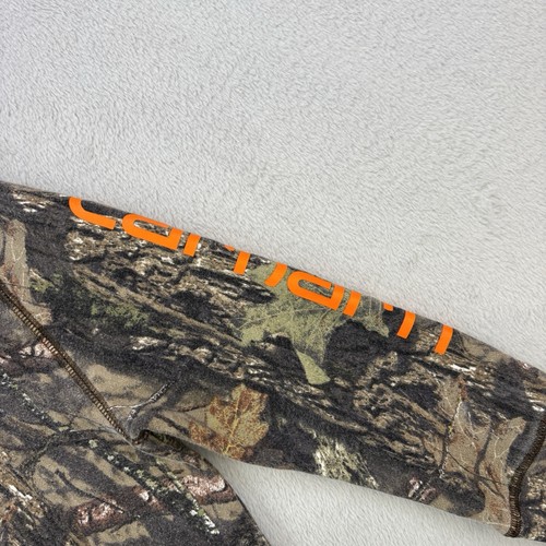 Carhartt Hoodie Kids 7 Green Camo Camouflage Mossy Oak Sweatshirt Boys Girls - Picture 5 of 13