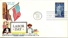 FDC 1956 SC #1082 Fluegel Cachet - Camden NJ - Single - J20625