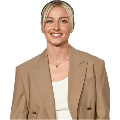 Leah Williamson (Brown Suit) Half Body Buddy Cutout