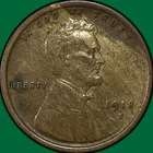 1918-S Lincoln Wheat Cent Almost Uncirculated AU Coin Tiny Corrosion Spot #36823