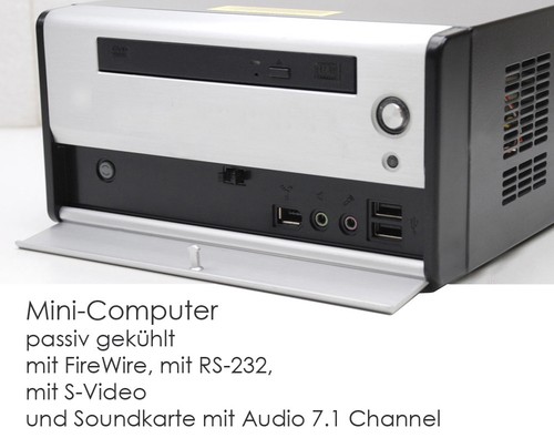 Mini Pc Cube Cpu 1.6 Ghz S-Video Tv-Out 160Gb 1Gb Cdrom Rs-232 6X Usb 230V + 12V - Picture 7 of 7