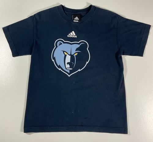 Vintage Memphis Grizzlies T Shirt Sz Youth L Adidas Logo Y2K