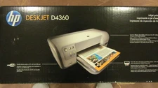HP DeskJet D4360 Workgroup Inkjet Printer OPEN BOX - NO INK - EXCELLENT