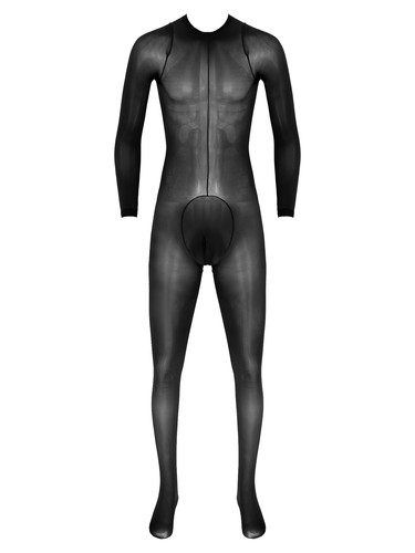 Hombre Adulto Disfraz Sin Capucha Spandex Elastizado Zentai Unitard Body Ropa Interior - Imagen 36 de 87