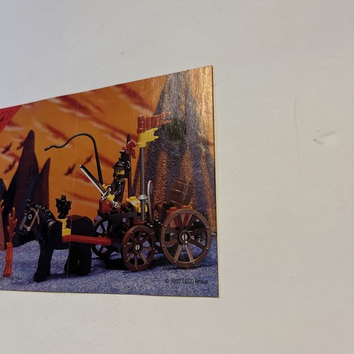 LEGO System 6027 Castello Solo Istruzioni Catapulta del Signore dei Pipistrelli Vintage 1997 - Foto 14 di 15