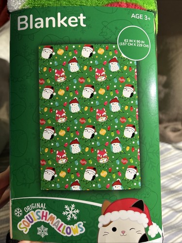 Original Squishmallows Blanket Green Large Squishmallows Christmas Blanket - Picture 18 of 24