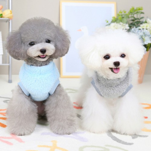 Pet Sweater Cat Fleece Shirt Pet Dog Clothes Puppy Clothing Dog Vest Soft Warm ∂ - Picture 7 of 16