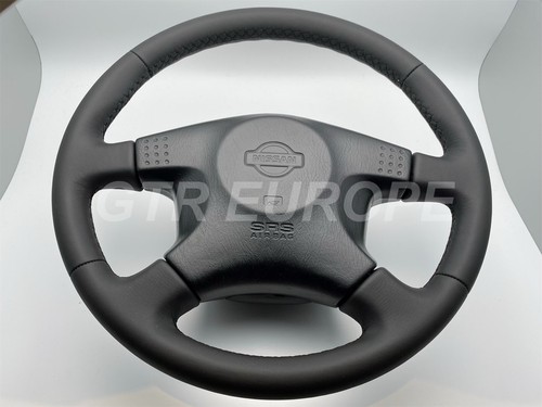 Volante de cuero para: Nissan Skyline R33 GTR BCNR33 Jdm 95-98 - Imagen 1 de 6