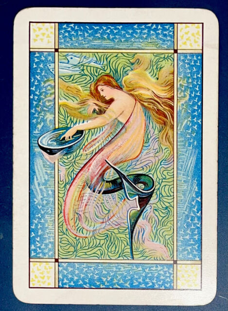 EW382 Swap Playing Cards 1 OLD ENGLISH WIDE STUNNING MERMAID ARTIST POYNTER EW382 Swap Playing Cards 1 OLD ENGLISH WIDE STUNNING MERMAID ARTIST POYNTER