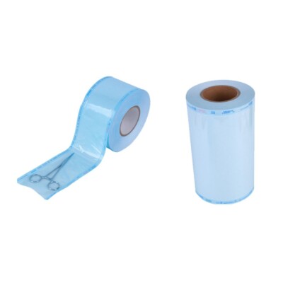 1 Roll Dental Self-Sealing Disposable Autoclave Sterilizing Pouch Bag 15cm×200m