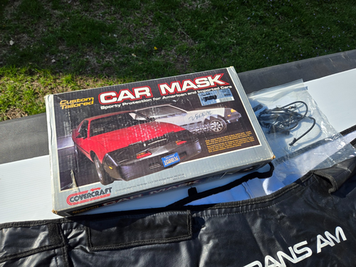 Vintage Covercraft 1985 Pontiac Trans Am Car Mask NOS Front End Cover - Picture 3 of 11