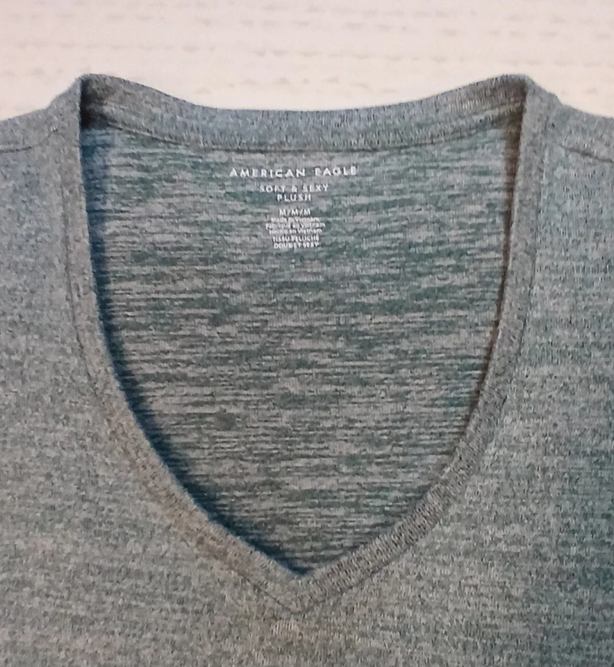 Camisas de mujer AE suaves y sexy de felpa de manga larga (juego de 2) oliva y azul marino talla M Foto 2 de 4