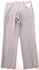 Perry Ellis Portfolio Modern-Fit Resolution Dress Pants Men's 33X32 Light Gray