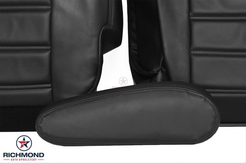 04 Hummer H2 Paquete de Aventura de Lujo para Conductor Lado Cuero Completo Fundas De Asiento Negro - Imagen 5 de 12