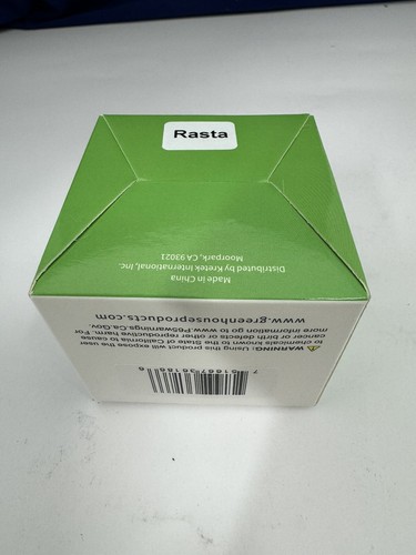 Greenhouse 2.5" 4 Piece Herb Grinder - Rasta - New - Picture 9 of 11