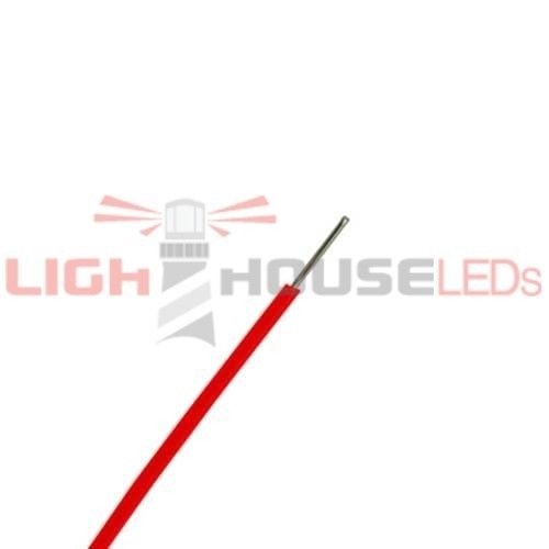 26 AWG Kynar Draht massiver Kupferkern hergestellt mit Teflonabdeckung rot 5 Fuß LEDs RC PC - Bild 1 von 2