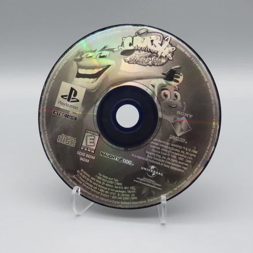 Crash Bandicoot Warped Sony PlayStation PS1 Disc only Tested And Working