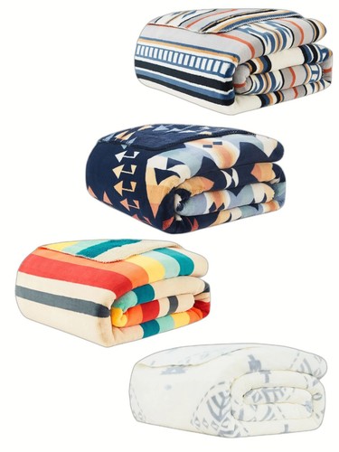 NEW Viral Trend Pendleton Print Plush Soft Throw, 50" X 70" Choice of Designs - Picture 6 of 38