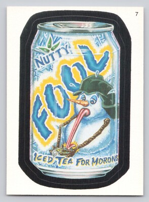 2005 Topps Wacky Packages Trading Sticker Card #7 Fool Ice Tea