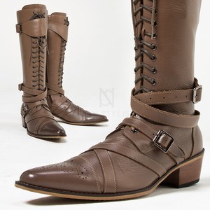 mens long boots fashion