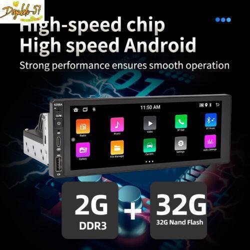 Car 1 Din Radio Stereo Touch Screen GPS Navigation WiFi Carplay Android Player - Picture 22 of 24