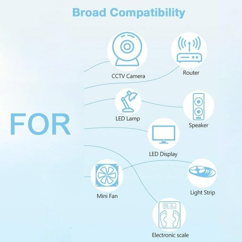 5V 1A 2A 3A DC Power Adapter Power Supply Charger 4.0*1.7mm 2.5*0.7mm DC Plug - Picture 2 of 11