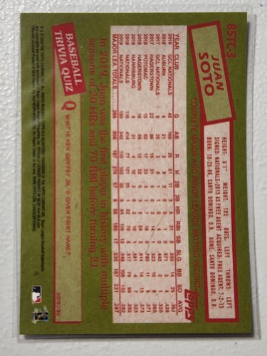 JUAN SOTO - New York Mets: Refractor - ***Pick & Choose*** - Picture 13 of 27