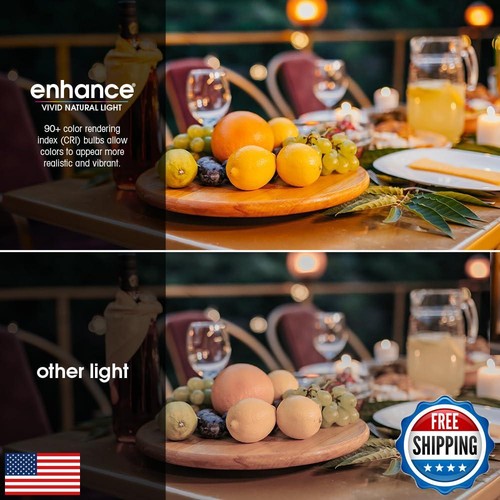 Feit Electric Enhance Filament A15 LED Bulbs, 8.3W (60W Equivalent), Dimmable - Picture 3 of 5