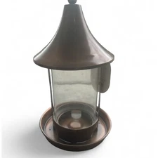 Outdoor Bird Feeder 11" - Copper Finish Threshold™: Rust-Resistant, No Assembly