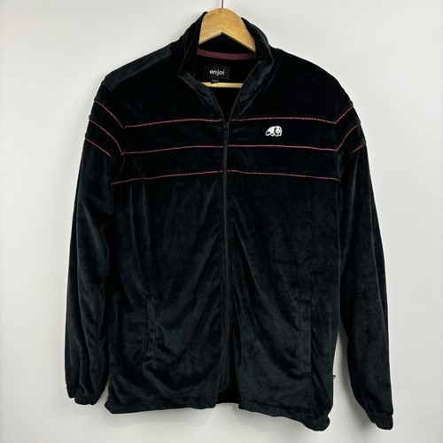Enjoi Swiftly Velvet Jacket Skateboarding Women’s S Black