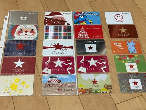 (20) Macy’s Gift Card Lot - New, No Cash Value Collectible